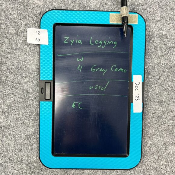 Zyia Active Leggings Womens 4 Gray Camo Pull On Stretch Nylon Blend Workout Gym - Picture 10 of 11